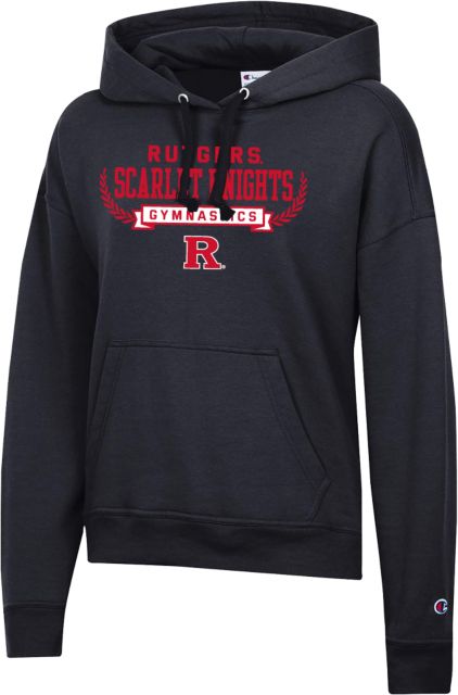 Rutgers Champion Womens Powerblend Pullover Hood Rutgers - Gymnastics Athletics Classic - ONLINE ONLY,
