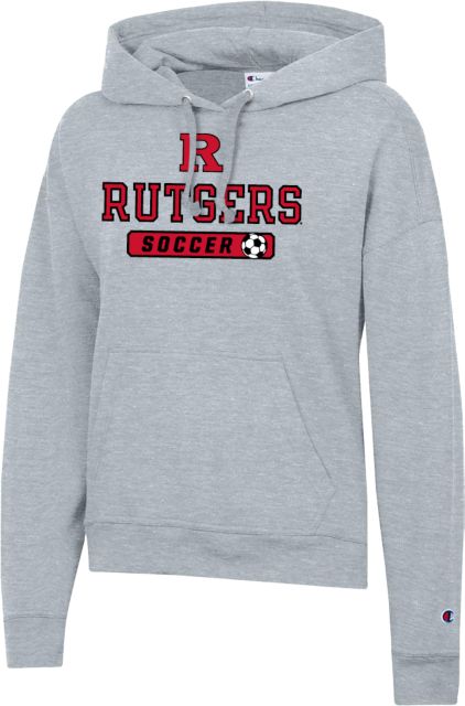 Rutgers Champion Womens Powerblend Pullover Hood Rutgers - Soccer Corner Kick - ONLINE ONLY,