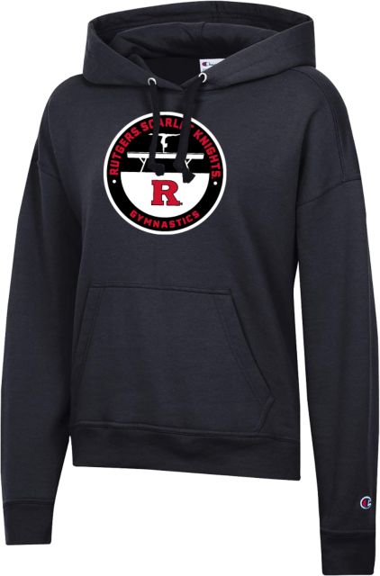 Rutgers Champion Womens Powerblend Pullover Hood Rutgers - Gymnastics Balance Beam - ONLINE ONLY,
