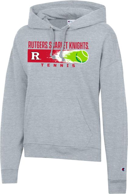 Rutgers Champion Womens Powerblend Pullover Hood Rutgers - Tennis Flying Ace - ONLINE ONLY,