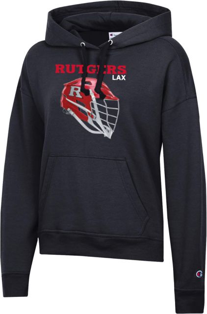 Rutgers Champion Womens Powerblend Pullover Hood Rutgers - Lacrosse Helmet - ONLINE ONLY,