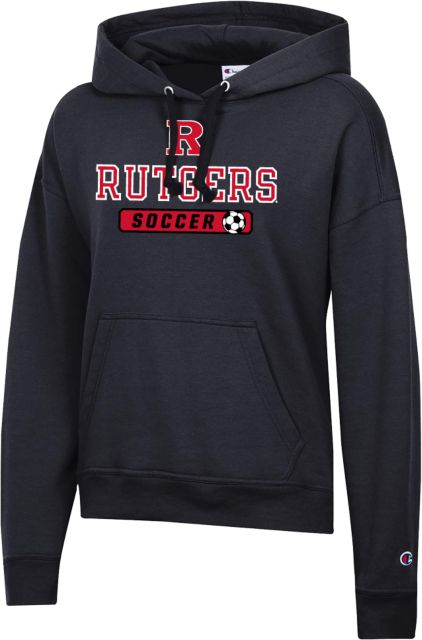 Rutgers Champion Womens Powerblend Pullover Hood Rutgers - Soccer Corner Kick - ONLINE ONLY,