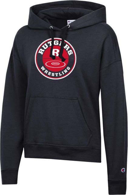 Rutgers Champion Womens Powerblend Pullover Hood Rutgers - Wrestling Underhook - ONLINE ONLY,