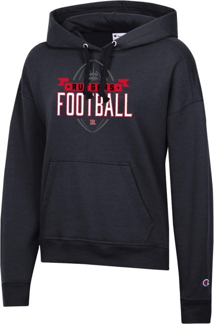 Rutgers Champion Womens Powerblend Pullover Hood Rutgers - Football Tall - ONLINE ONLY,