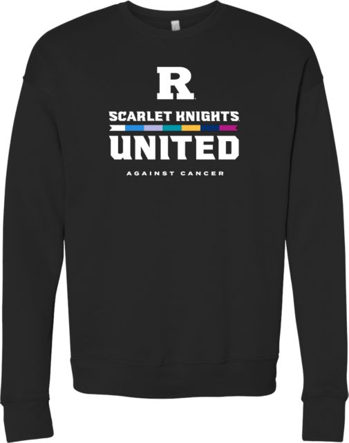 Rutgers University Scarlet Knights United Against Cancer Crewneck Sweatshirt