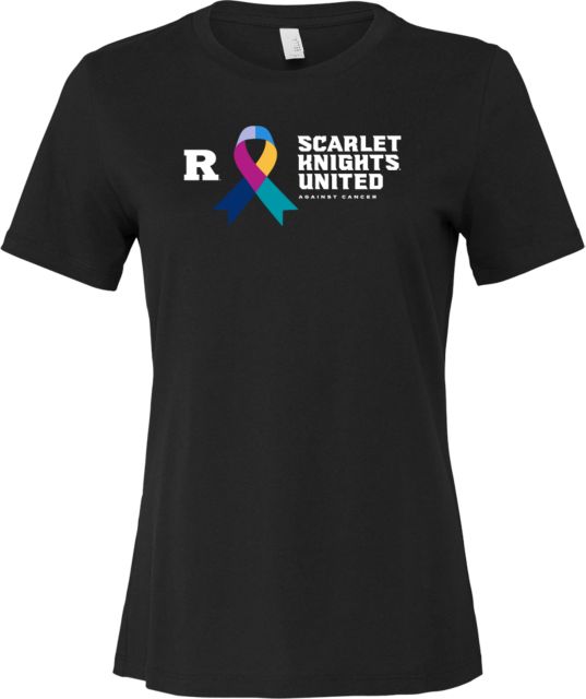 Rutgers University Scarlet Knights United Against Cancer Women's T-Shirt
