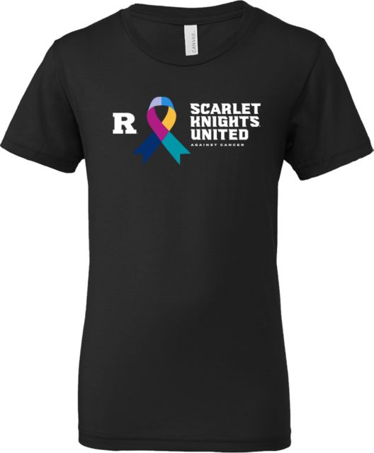 Rutgers University Scarlet Knights United Against Cancer Youth T-Shirt