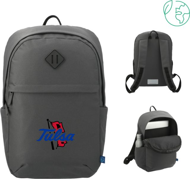 Tulsa Repreve Ocean Commuter 15 inch Computer Backpack Athletic Mark - ONLINE ONLY