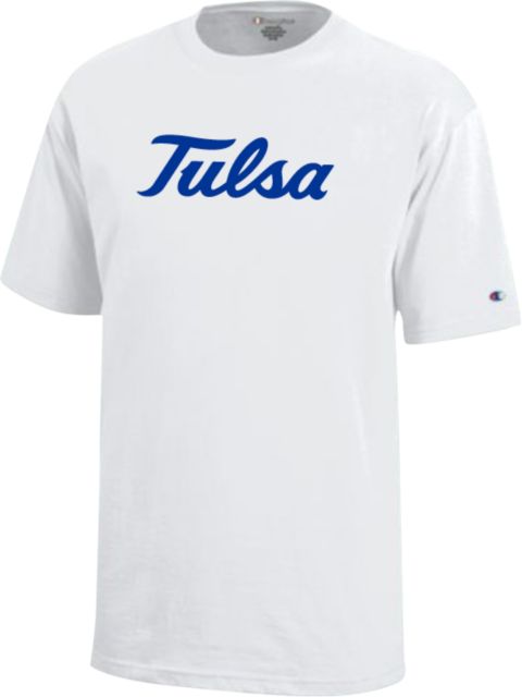 Tulsa Youth Champion Short Sleeve Tee Tulsa Wordmark - ONLINE ONLY