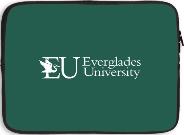 Everglades Univ 15 inch Neoprene Laptop Sleeve Everglades University Primary - ONLINE ONLY