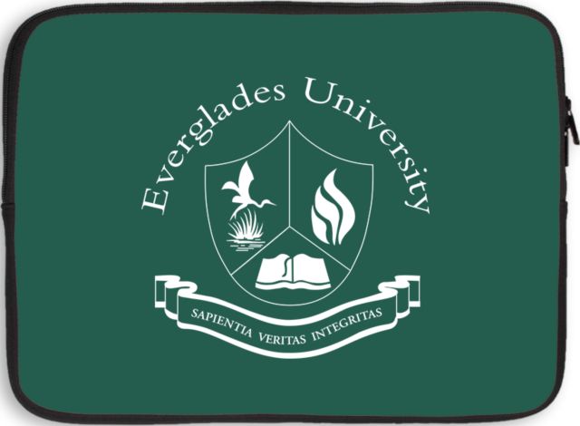 Everglades Univ 13 inch Neoprene Laptop Sleeve EU Logo - ONLINE ONLY