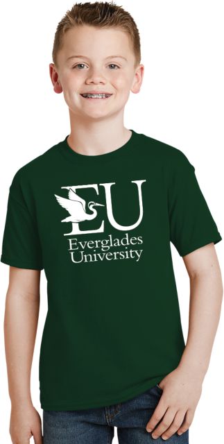 Everglades University® Youth T Shirt EU Stacked Logo - ONLINE ONLY