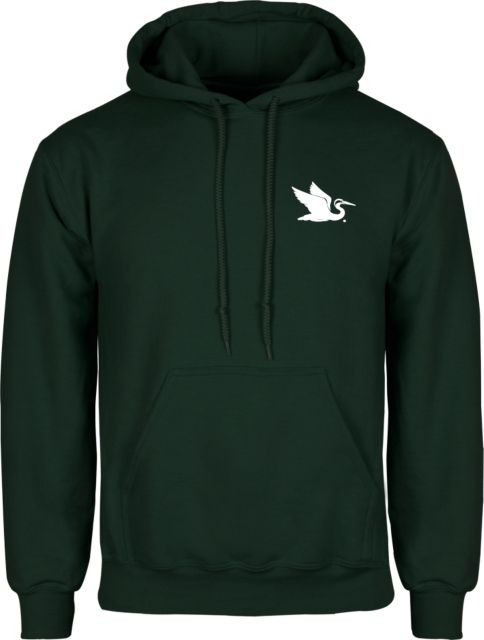 Everglades University Fleece Hood Everglades University EgretA Mascot Trademark - ONLINE ONLY
