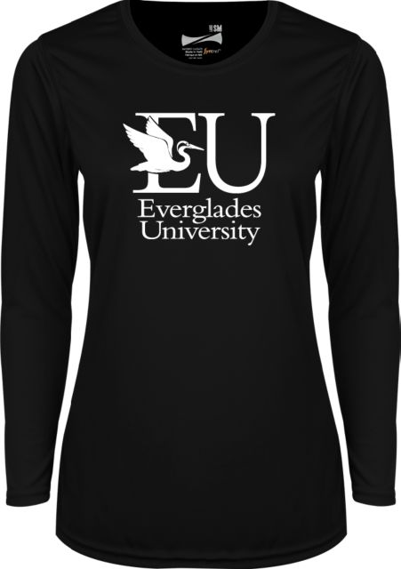 Everglades University® Ladies Syntrel Performance Longsleeve Shirt EU Stacked Logo - ONLINE ONLY