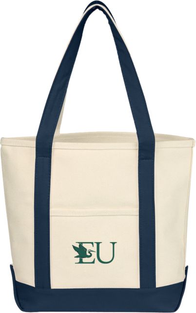 Everglades Univ Cotton Canvas Natural/ Tote Bag EU Logo - ONLINE ONLY