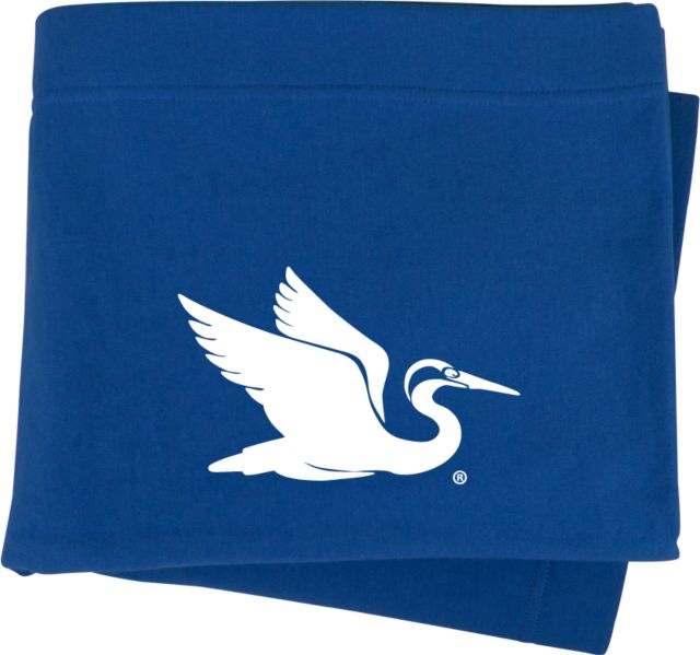 Everglades University Sweatshirt Blanket Everglades University EgretA Mascot Trademark - ONLINE ONLY