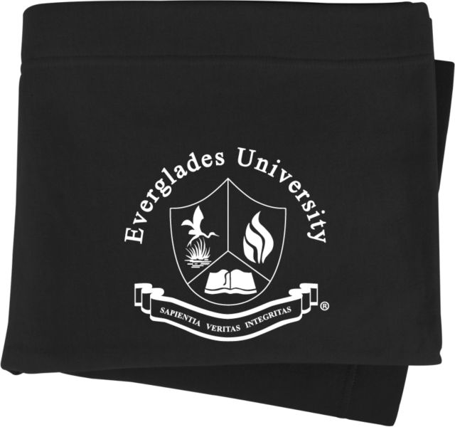 Everglades University Sweatshirt Blanket Everglades University SealA Trademark - ONLINE ONLY