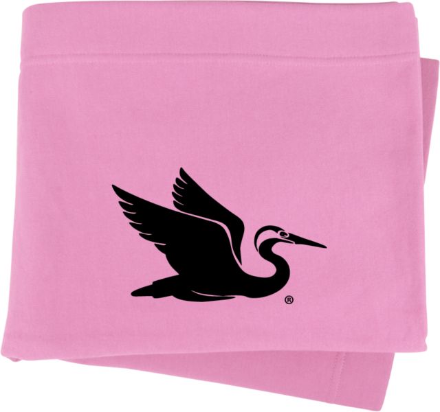 Everglades University Sweatshirt Blanket Everglades University EgretA Mascot Trademark - ONLINE ONLY