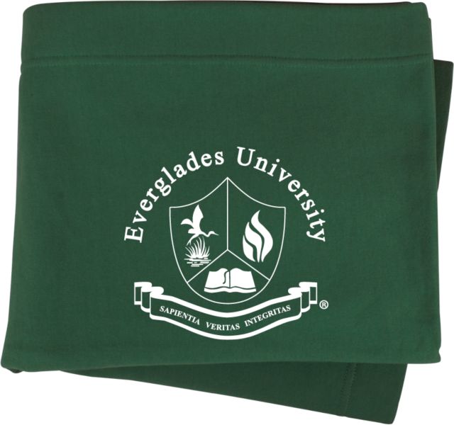 Everglades University Sweatshirt Blanket Everglades University SealA Trademark - ONLINE ONLY