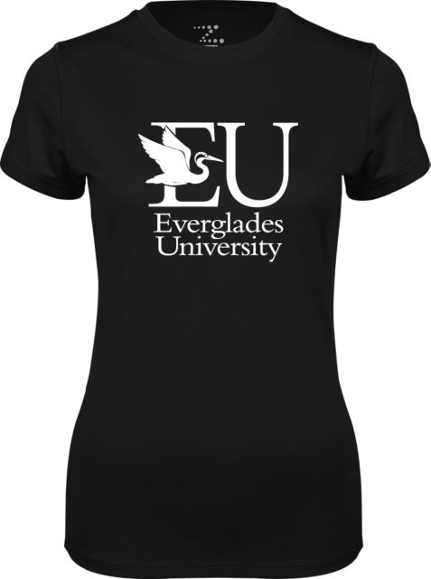 Everglades University® Ladies Syntrel Performance Tee EU Stacked Logo - ONLINE ONLY
