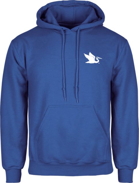 Everglades University Fleece Hoodie Everglades University EgretA Mascot Trademark - ONLINE ONLY