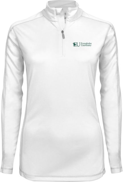 Everglades University® Ladies Syntrel Interlock 1/4 Zip Everglades University Primary - ONLINE ONLY