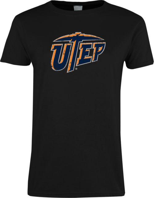 UTEP Ladies T-Shirt Primary University Mark Distressed - ONLINE ONLY