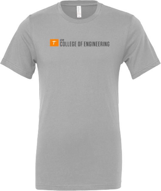 UTEP Bella + Canvas Jersey Cotton T Shirt UTEP College of Engineering - ONLINE ONLY