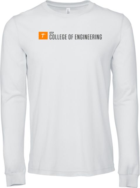 UTEP Bella + Canvas Jersey Cotton Long Sleeve T Shirt UTEP College of Engineering - ONLINE ONLY