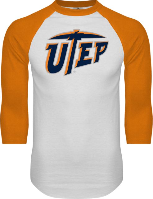 UTEP Raglan Baseball T-Shirt Primary University Mark - ONLINE ONLY