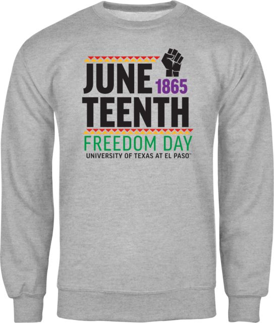 UTEP Fleece Crew Juneteenth - ONLINE ONLY