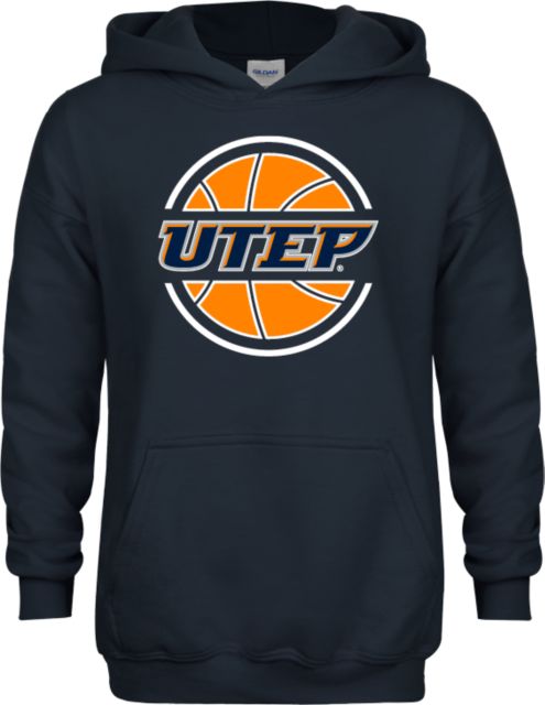 UTEP Youth Fleece Hoodie Basketball Simple - ONLINE ONLY