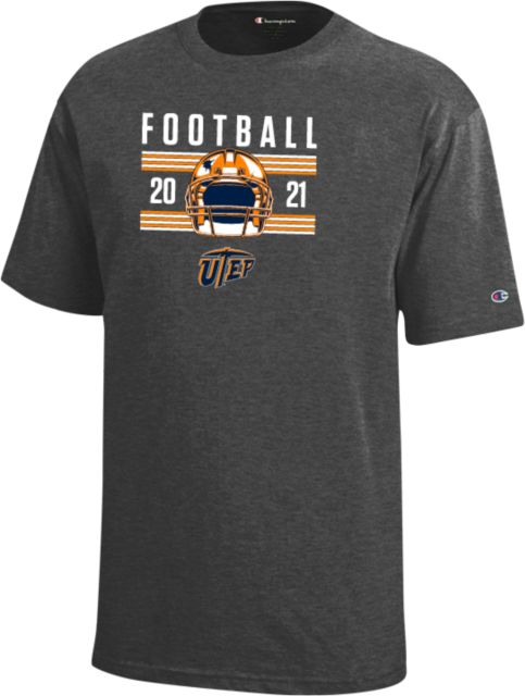 UTEP Youth Champion Short Sleeve Tee Football with Helmet - ONLINE ONLY