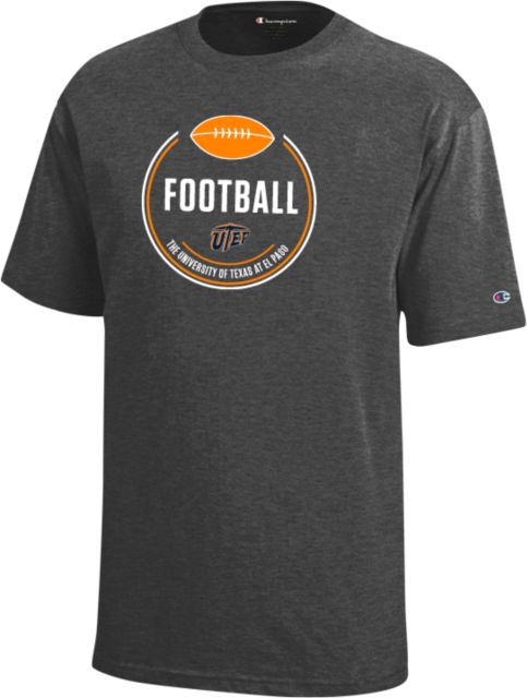 UTEP Youth Champion Short Sleeve Tee Football in Circle - ONLINE ONLY