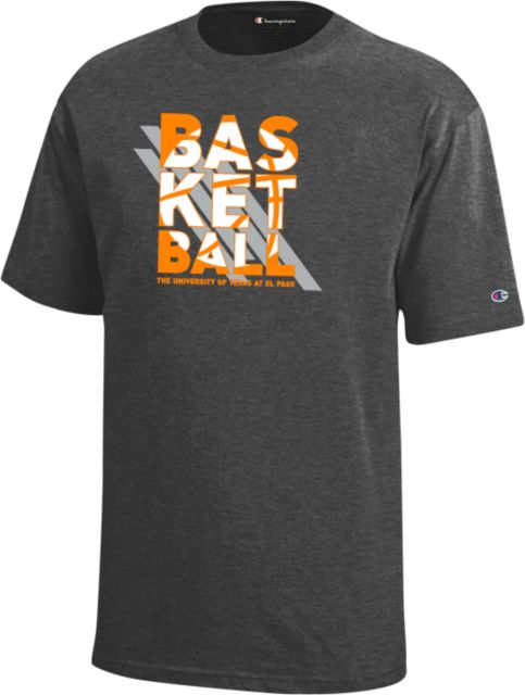 UTEP Youth Champion Short Sleeve Tee Basketball Stacked Word - ONLINE ONLY
