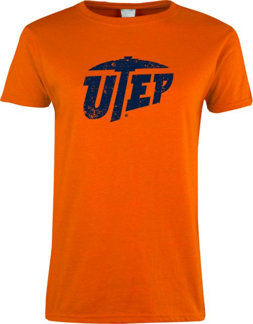 UTEP Ladies T-Shirt Primary University Mark Distressed - ONLINE ONLY