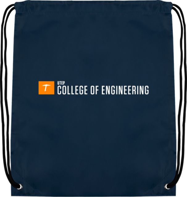 UTEP Drawstring Backpack UTEP College of Engineering - ONLINE ONLY