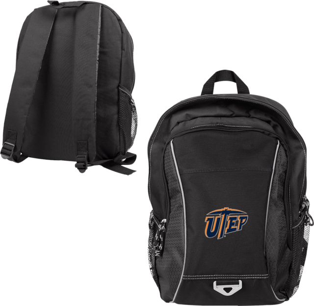 UTEP Atlas Black Computer Backpack Primary University Mark - ONLINE ONLY