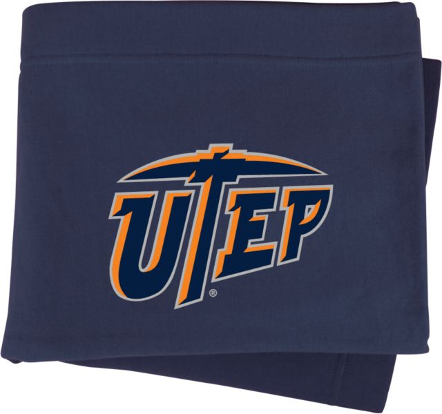 UTEP Sweatshirt Blanket Primary University Mark - ONLINE ONLY