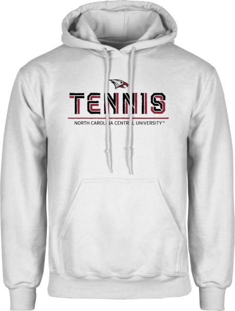 North Carolina Central Fleece Hoodie NCCU Eagles Tennis Distressed - ONLINE ONLY