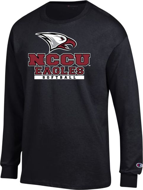 North Carolina Central Champion Long Sleeve T Shirt NCCU Eagles Softball - ONLINE ONLY