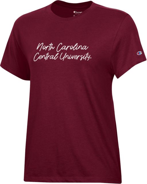 North Carolina Central Champion Womens Core Short Sleeve Tee North Carolina Central University Script - ONLINE ONLY
