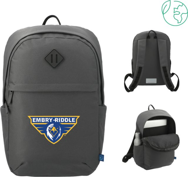 Embry Riddle Prescott Repreve Ocean Commuter Computer Backpack Athletic Mark - ONLINE ONLY