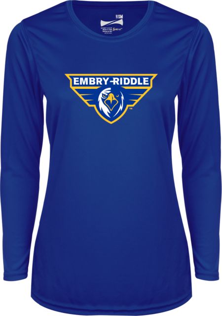 Embry Riddle Prescott Ladies Syntrel Performance Longsleeve Shirt Athletic Mark - ONLINE ONLY