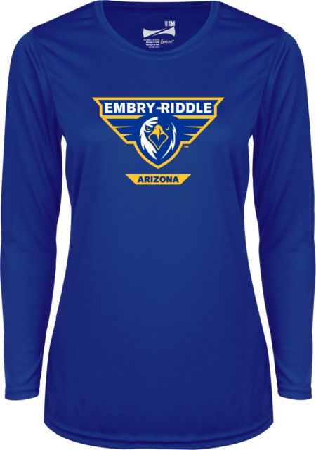 Embry Riddle Prescott Ladies Syntrel Performance Longsleeve Shirt Athletic Mark - Arizona - ONLINE ONLY