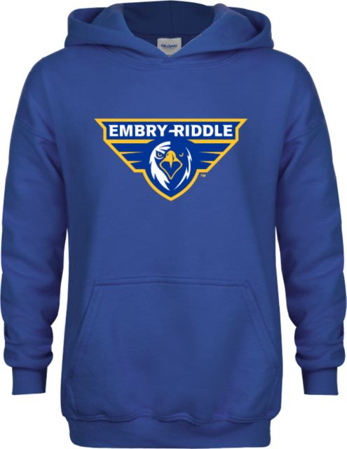 Embry Riddle Prescott Youth Fleece Hoodie Athletic Mark - ONLINE ONLY