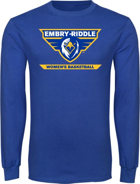 Embry Riddle Prescott Long Sleeve T-Shirt Womens Basketball - ONLINE ONLY