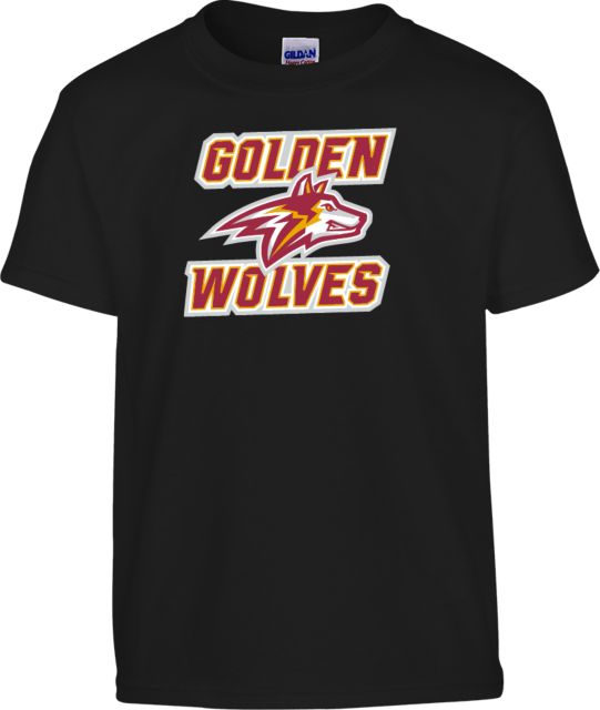 Alvernia Youth T Shirt Golden Wolves with Wolf Head - ONLINE ONLY