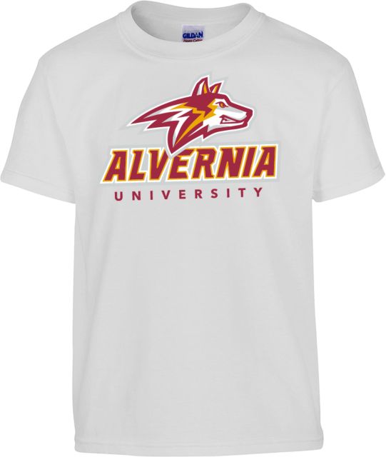 Alvernia Youth T Shirt Wolf Head Over Alvernia University - ONLINE ONLY