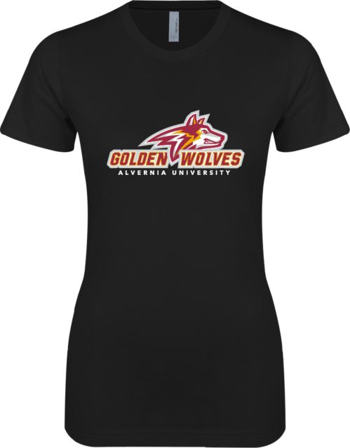 Alvernia Next Level SoftStyle Fitted Tee Primary Mark with University - ONLINE ONLY
